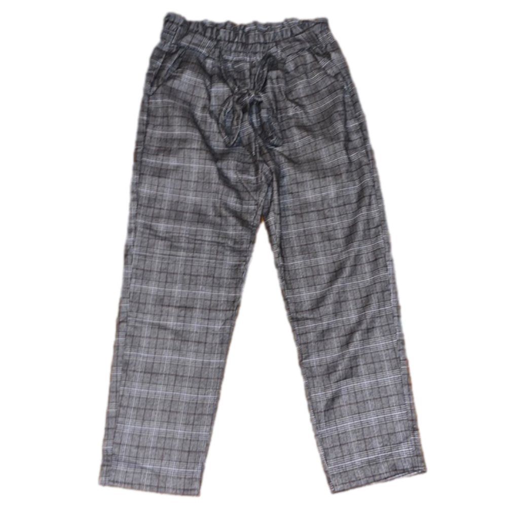 Plaid soft pants